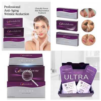 ฟิลเลอร์ Juvederm Ultra 3 ร่องแก้ม กรดไฮยาลูรอนิก ฟิลเลอร์ผิวหนังเพื่อลดเลือนริ้วรอยรอยยิ้ม 24 มก./มล.