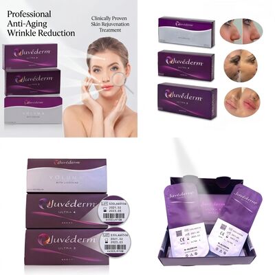 Juvederm Ultra 4 ฟิลเลอร์คาง กรดไฮยาลูรอนิก ฟิลเลอร์ผิวหนังสำหรับการปรับรูปทรงกราม 24 มก./มล.