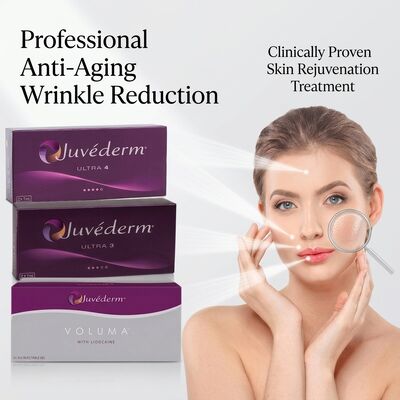 Juvederm Ultra 3 ฟิลเลอร์ฉีดกรดไฮยาลูรอนิก 24 มก./มล. สำหรับเติมเต็มริมฝีปากให้ดูอวบอิ่มและมีมิติ
