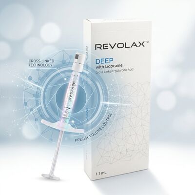 รีโวลักซ์ ดีพ ฟิลเลอร์ร่องแก้มชนิดโมโนเฟสิก กรดไฮยาลูรอนิก 1.1มล. สำหรับแก้ไขมุมปาก
