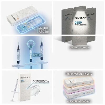 รีโวลักซ์ ดีป ฟิลเลอร์ร่องแก้ม กรดไฮยาลูรอนิกเชื่อมขวางชนิดโมโนเฟสิก 1.1มล. 24มก./มล.