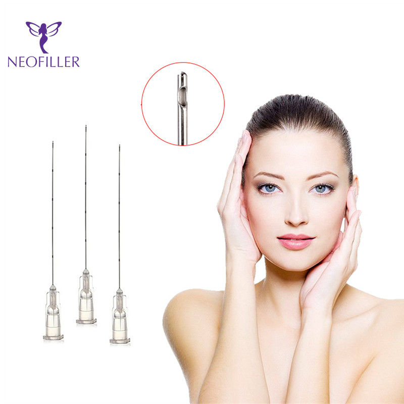 30G Beauty Filler โดยใช้ Cannula Blunt Cannula สำหรับฟิลเลอร์กรดไฮยาลูโรนิก 40mm 50mm