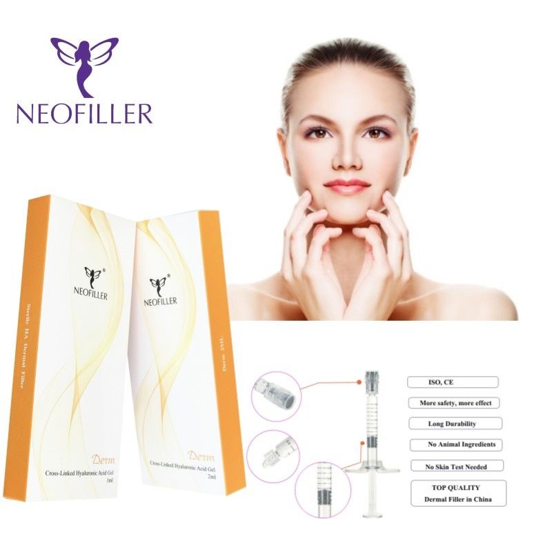 1ml 2ml Hyaluron Lip Filler After Care Nose Lip Hyaluronic Acid Injection Dermal Filler