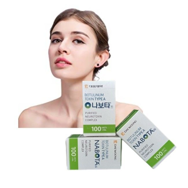 100 IU NABOTA Injection Anti Aging Botulinum Toxin Type A ต่อต้านริ้วรอย