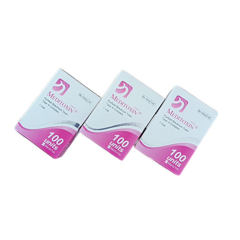 2.5mL กำจัดริ้วรอย Botulinum Toxin Injections Meditoxin Botulinum Toxin Type A 100 Units