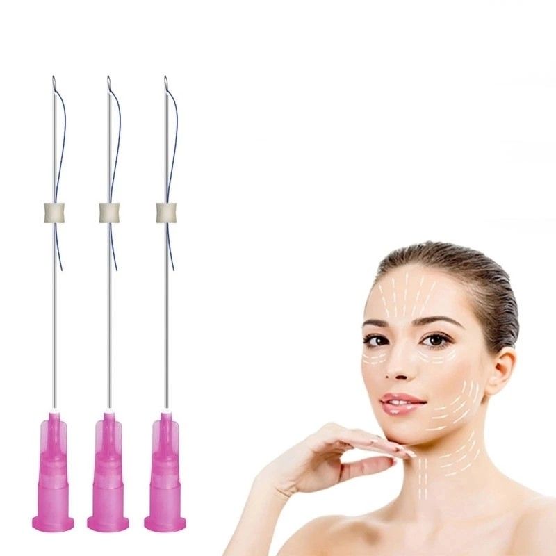 PCL Pdo Eyebrow Lift ร้อยไหมยกกระชับใบหน้า 4d 6d Mono Screw 30G 25MM