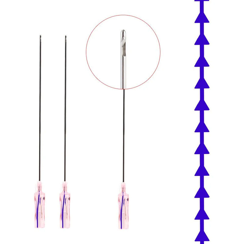 3d 4d 6d 19g Cog Pdo Smooth Threads ยกจมูก Big V Line WL Type Needle