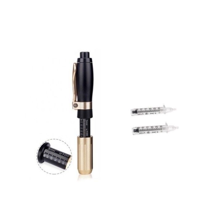 Beauty Anti Aging Needle Free Dermal Fillers 3 ระดับพลังงาน ปากกาไฮยาลูรอนและฟิลเลอร์