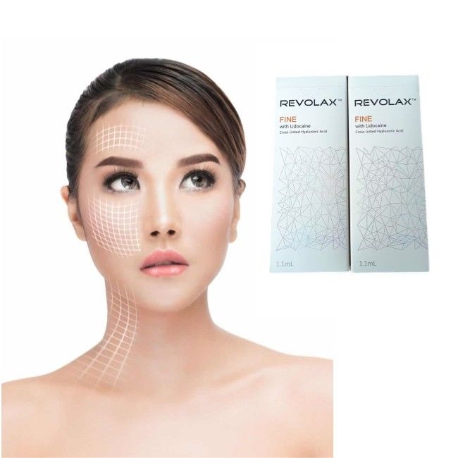 Hyaluronic Acid Revolax Dermal Filler Syringe สำหรับใบหน้า 6 - 12 เดือน Duration Effect