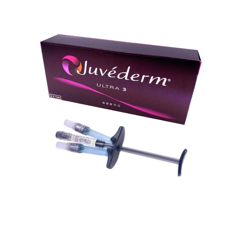 เจลไฮยอลูราเนตฉีด Juvederm Dermal Filler Ultra 3 Ultra 4 Voluma สําหรับใบหน้า