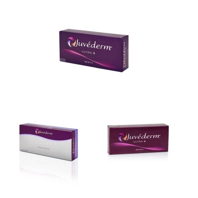 ไฮยอลูรอนิกแอซิด Juvederm Dermal Filler สําหรับใบหน้า ด้วยระยะเวลาการทํางาน 6 - 9 เดือน