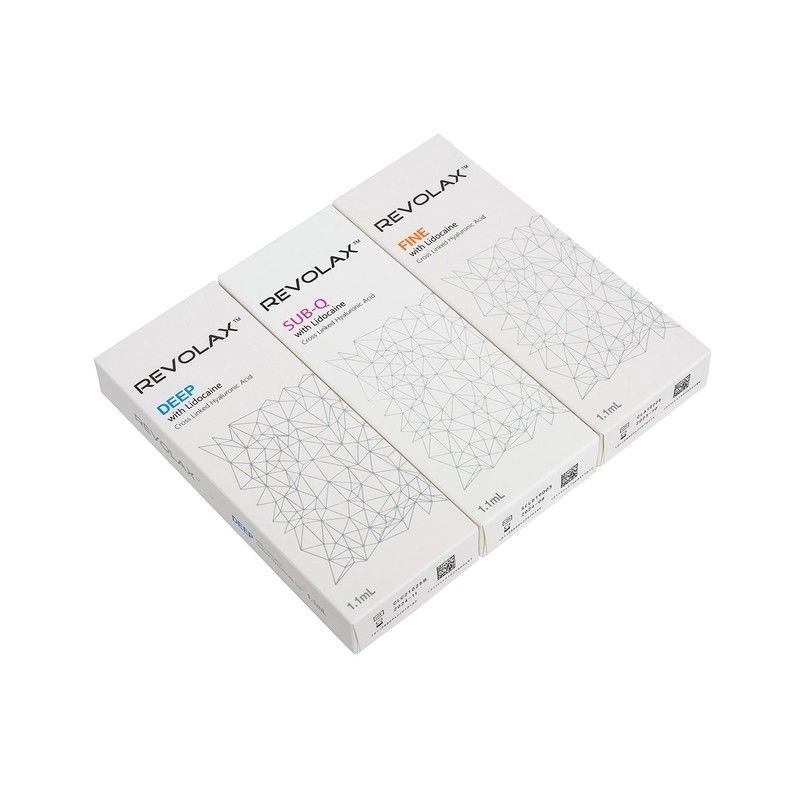 Revolax 1.1ml Hyaluronic Acid Dermal Filler Fine Deep Subq เพื่อความเรียบเนียนและการเติมเต็ม