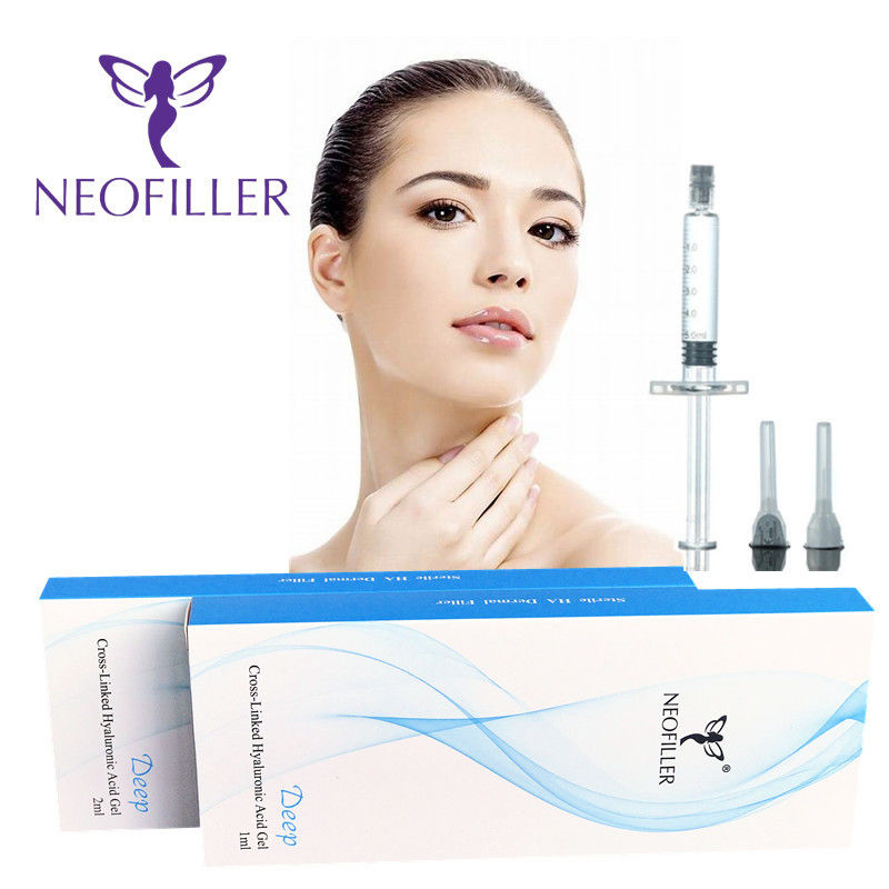 เก็บรักษาในอุณหภูมิห้อง Hyaluronic Acid Dermal Filler 2ml สําหรับผิวผอมและสดใส