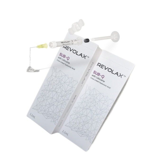 หน้า Revolax Dermal Filler ไฮยอลูรอนิกแอซิดยาวนานสําหรับ 6-12 เดือนของความงามธรรมชาติ