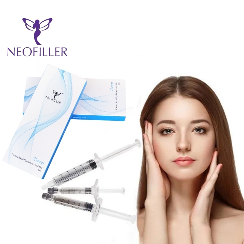 ฉีด Neofiller Deep 1ml 2ml HA Dermal Filler สำหรับริ้วรอยลึก