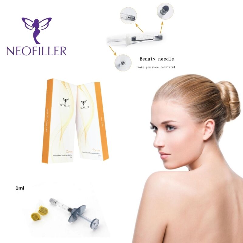 24mg/ml Hyaluronic Acid Dermal Filler ด้วยเทคโนโลยี Cross-Linking สําหรับอายุยืน 9-12 เดือน