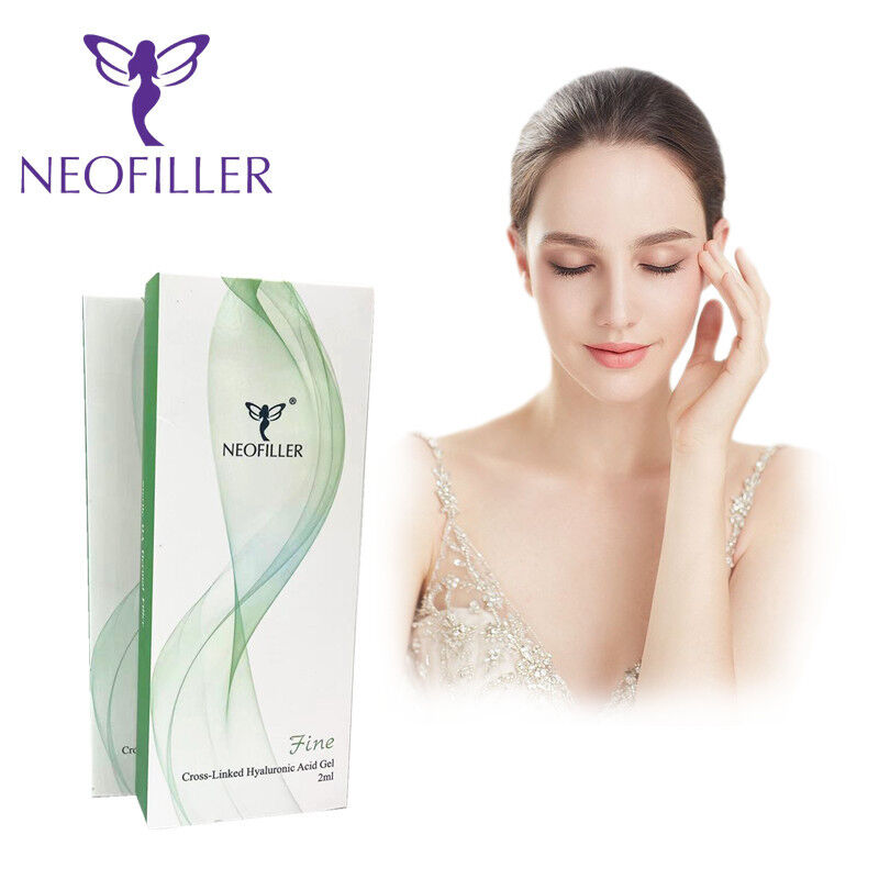 Neofiller Cross-linked 24mg-ml Hyaluronic Acid Dermal Filler Injectable Gel 9-12 เดือน การเพิ่มอายุยืน