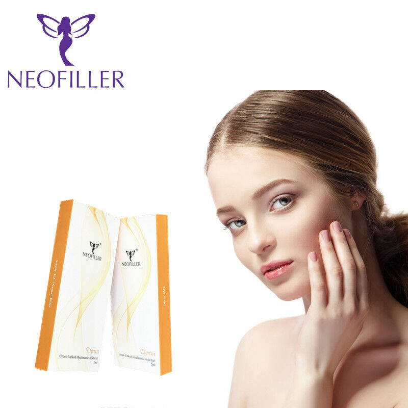 24mg-ml ไฮยอลูรอนิกแอซิด Dermal Filler Cross-linked Injectable Gel 9-12 เดือน อายุยาว การเพิ่มปริมาณหน้า