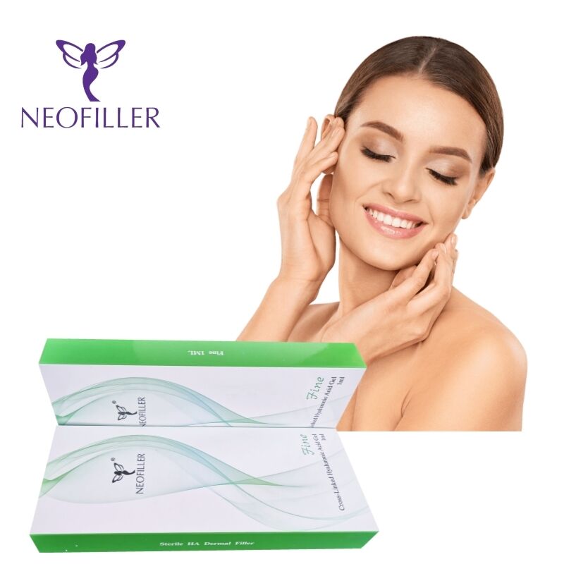 Neofiller 2ml Hyaluronic Acid Dermal Filler 24mg-ml เจลฉีด หน้า จมูก ลิป ขยายขนาด
