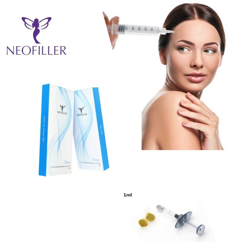 Transparent Hyaluronic Acid Dermal Filler Hypodermic Injection Depth Longevity 9 to 12 Months Ideal for Skin Hydration and Wrinkle Reduction