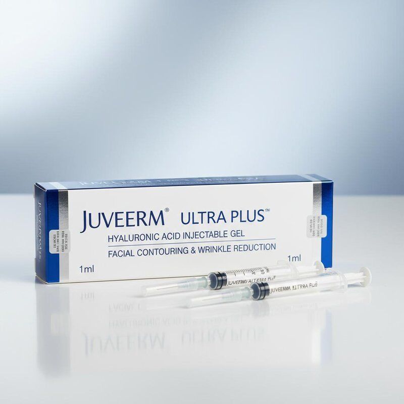 ความปลอดภัย Juvederm Ultra Plus Filler 1ml 2Syringes Hyaluronic Acid เจลฉีดสําหรับการปรับรูปร่างใบหน้าและลดรอยริ้วรอย