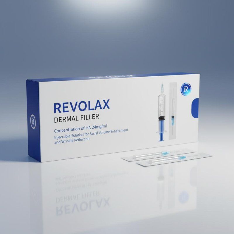 คอนเซ็นทรัลของ Ha 24mgml Revolax Dermal Filler โซลูชั่นสําหรับฉีด เพื่อเพิ่มปริมาณผิวหน้าและลดริ้วรอย