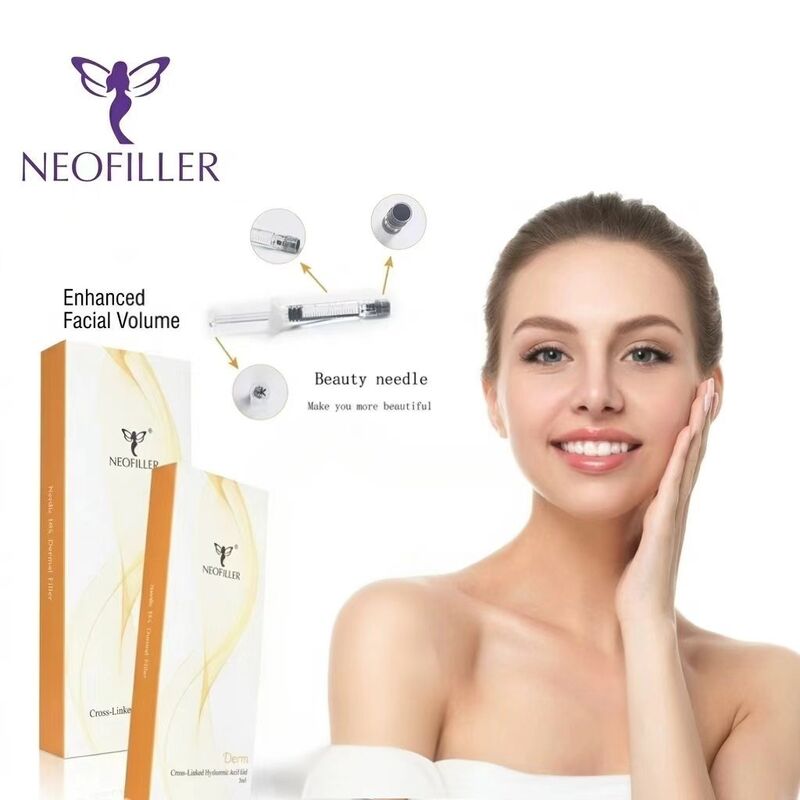 Neofiller อายุการใช้งาน 2 ปี ไฮยอลูรอนิกแอซิด ผิวหนัง เติมง่ายใช้งาน เจลฉีด การขยายรูปร่างใบหน้า