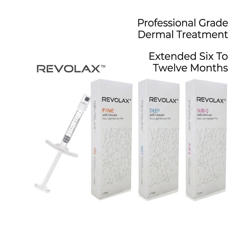 Hyaluronic Acid Revolax Dermal Filler โซลูชั่นฉีดที่ปลอดภัยสําหรับการบํารุงผิวหน้า ลดริ้วรอยและบํารุงผิว