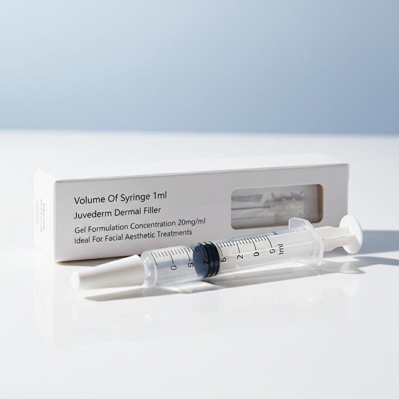 ปริมาณของฉีด 1 ml Juvederm Dermal Filler Gel สูตรประกอบความเข้มข้น 20mg Ml เหมาะสําหรับการรักษาความงดงามของใบหน้า