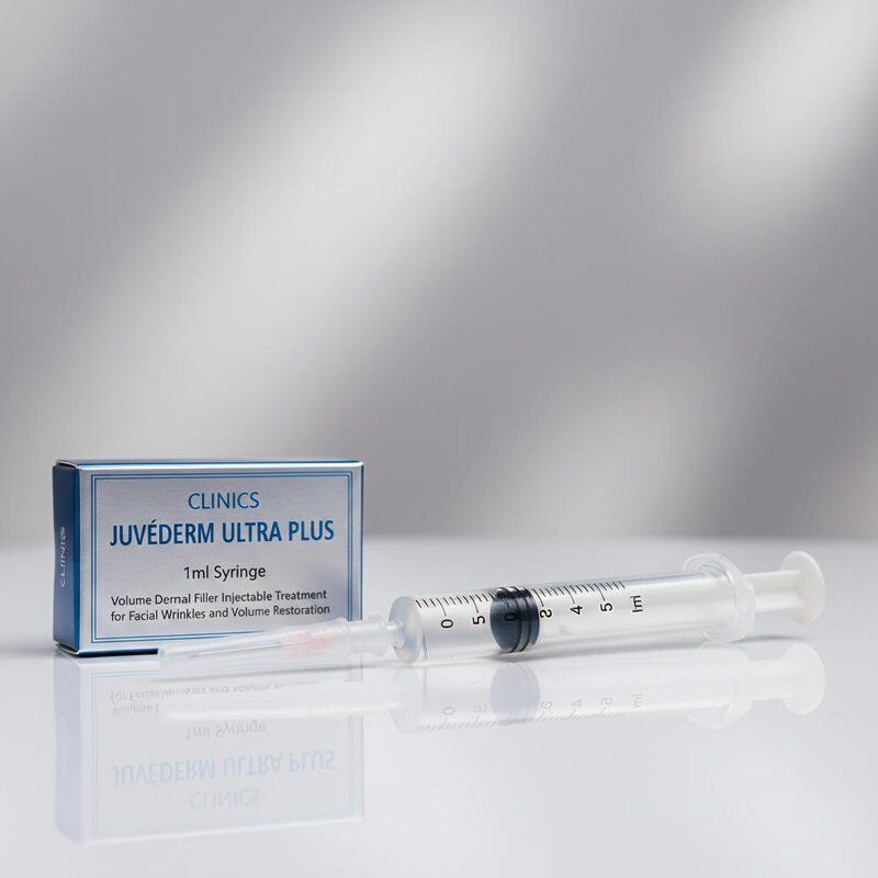 คลินิก Juvederm Ultra Plus Filler 1ml Syringe Volume Dermal Filler การรักษาแบบฉีดสําหรับรอยฝ้ากระบนใบหน้าและการฟื้นฟูขนาด