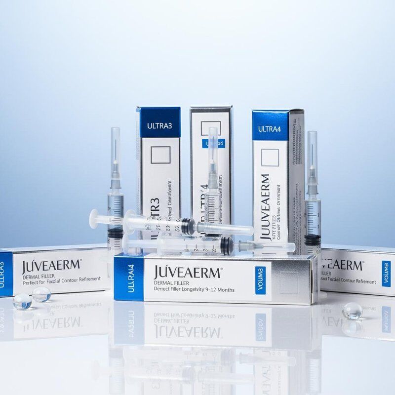 การฉีดผิวหน้า Juvederm Dermal Filler มีอายุยืนยาว 9-12 เดือน Ultra3 Ultra4 Voluma เหมาะสำหรับการปรับแต่งรูปทรงใบหน้า