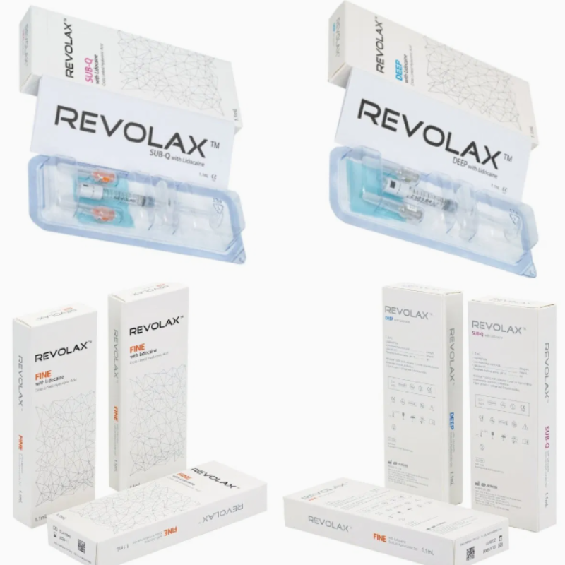 กลิ่นดี Sub-Q Revolax Dermal Filler Injection ความลึก กลางถึงผิวหนังที่ลึก เพื่อการฟื้นฟูปริมาณผิวหน้าและลดริ้วรอย