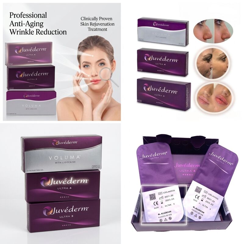 ฟิลเลอร์ Juvederm Ultra 3 ร่องแก้ม กรดไฮยาลูรอนิก ฟิลเลอร์ผิวหนังเพื่อลดเลือนริ้วรอยรอยยิ้ม 24 มก./มล.