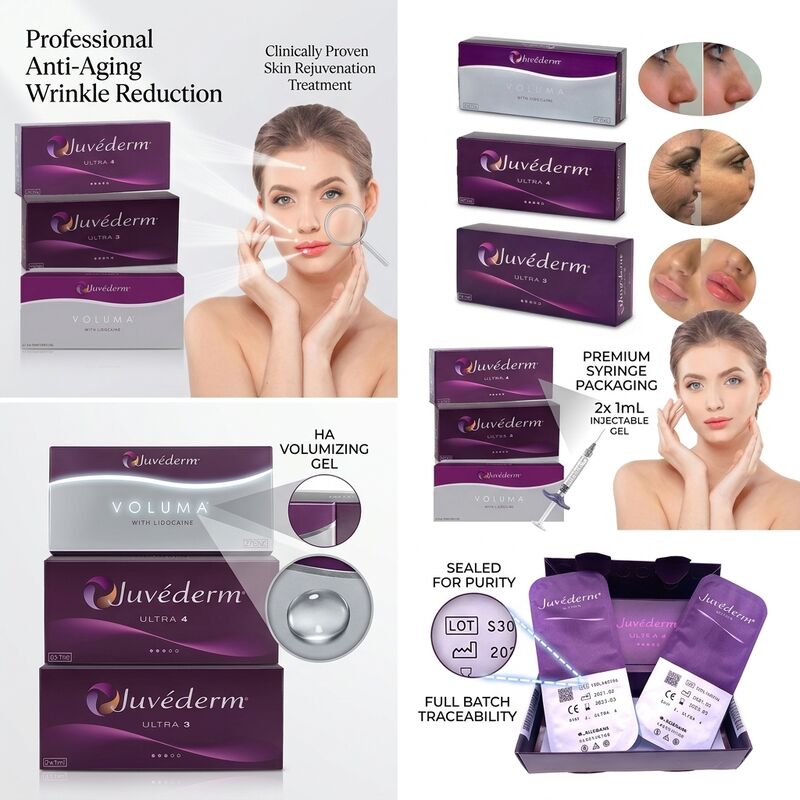 Juvederm Voluma ฟิลเลอร์เติมเต็มแก้ม กรดไฮยาลูรอนิกแบบเชื่อมขวาง ฟิลเลอร์ผิวหนังเพื่อยกกระชับแก้มส่วนกลาง
