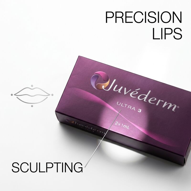 Juvederm Temple Filler Hyaluronic Acid Dermal Filler สําหรับการฟื้นฟูปริมาณช่องว่างของสมอง 24mg/ml