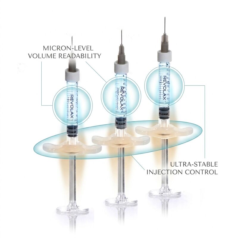Revolax Deep Lip Filler Monophasic Cross-Linked Hyaluronic Acid Dermal Filler 1.1ml for Lip Augmentation